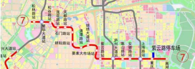 合肥地铁7号线最新线路图,揭秘合肥地铁7号线最新线路图,城市的脉络在延伸,合肥地铁7号线最新线路图揭秘,城市脉络的延伸之路